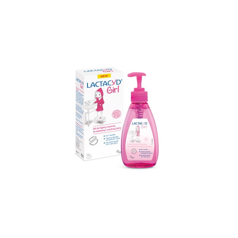 LACTACYD GIRL żel do higieny intymnej z pompką 200ml